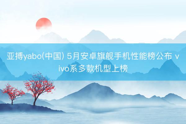 亚搏yabo(中国) 5月安卓旗舰手机性能榜公布 vivo系多款机型上榜